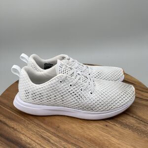 NOBULL Trainer Shoes Mens Size 10.5 White Athletic Mesh Lightweight Sneaker